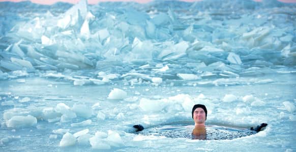 The Human Polar Bear: How Lewis Pugh Swam In Arctic Waters The Human Polar Bear: How Lewis Pugh Swam In Arctic Waters